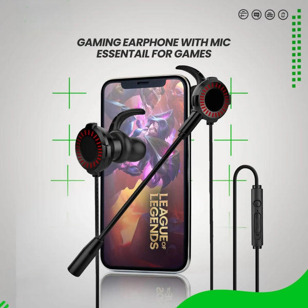 Airox G3 Gaming Earphone With Dual Mic and Super Bass